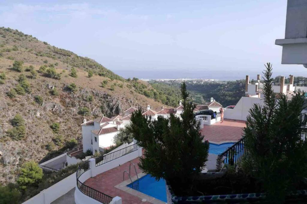 Precioso Apartamento De Dos Plantas Con Vistas Frigiliana Εξωτερικό φωτογραφία